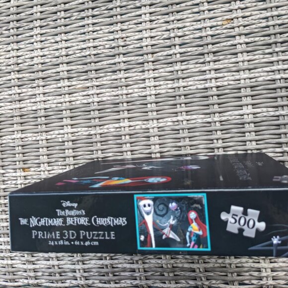 Perfect Gift! Disney Tim Burton's The Nightmare Before Christmas 3D Puzzle 500p - Picture 2 of 9